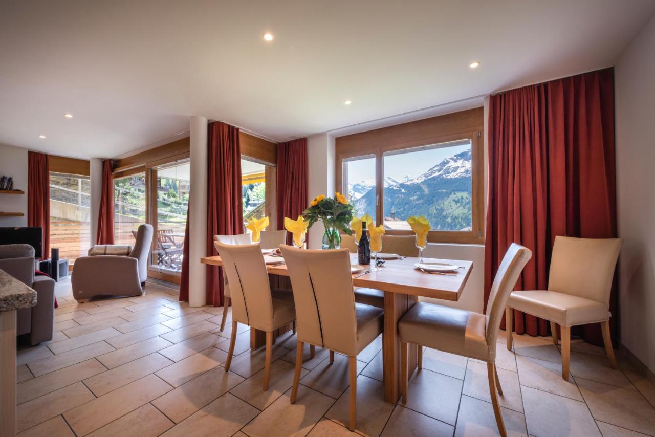 Chalet Am Acher 3 Apartment Wengen Ngoại thất bức ảnh